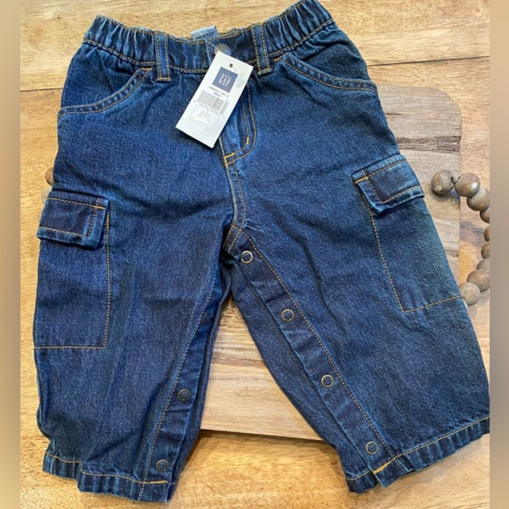 Vintage WT Baby Gap Unisex L (12-18 Months) 100% Cotton Denim Jeans